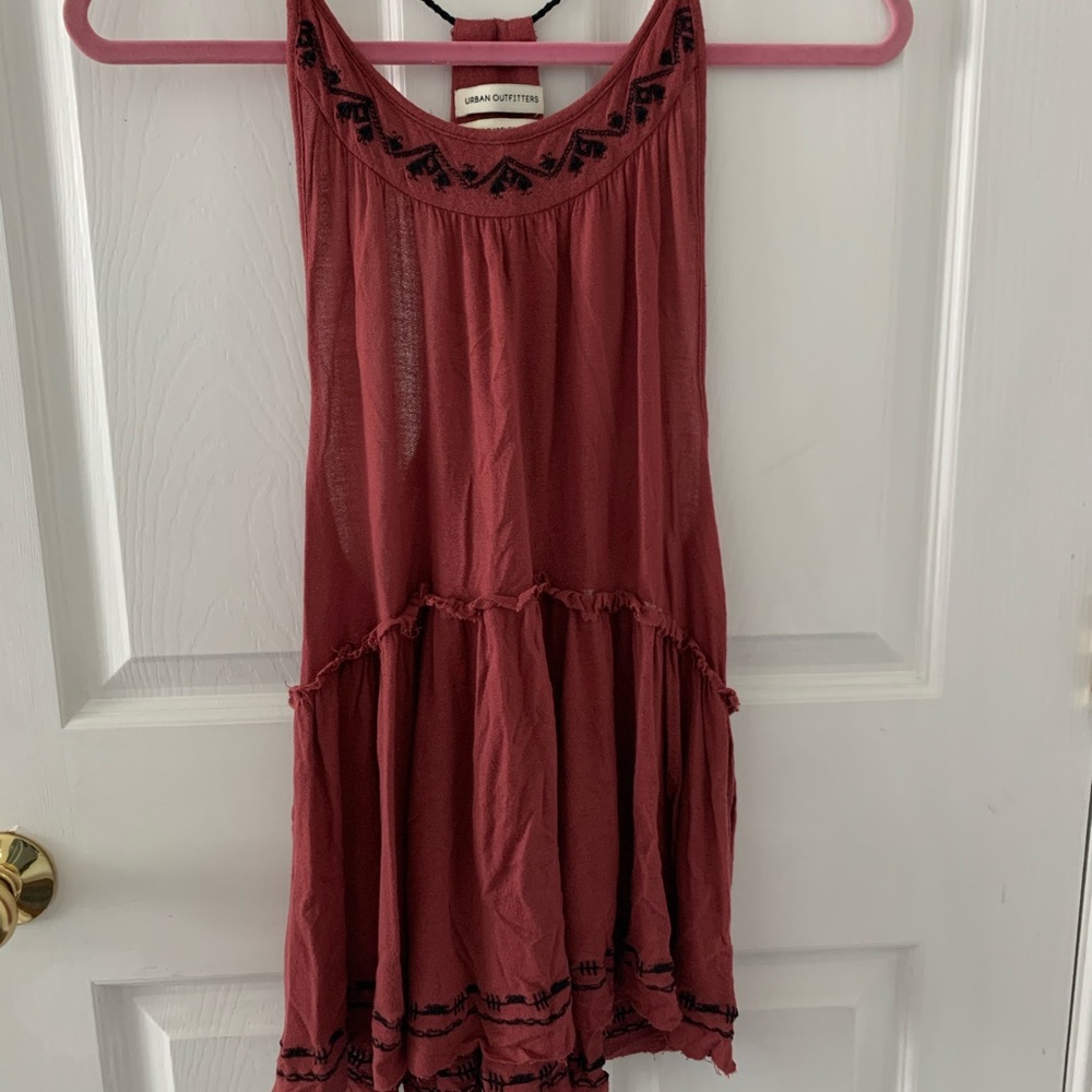Urban Outfitters embroidered flowy top